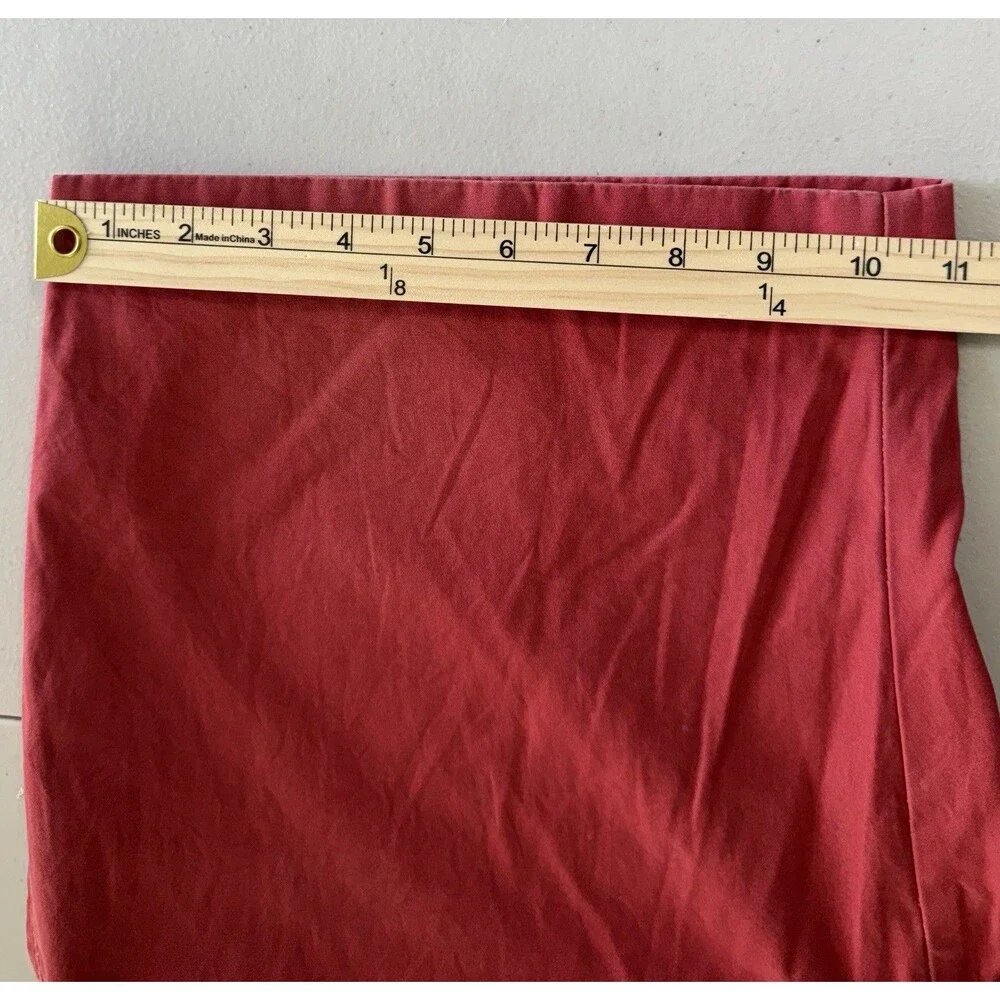 J.Crew Cotton‎ Chino Shorts Men’s Size 35 Red 11” Inseam Summer Preppy